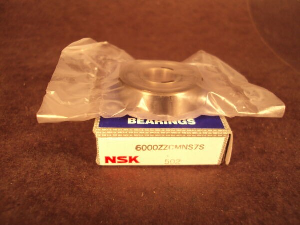 NSK 6000 ZZ CMN, Single Row Deep Groove Ball Bearing (=2 SKF, NTN, FAG 2Z)