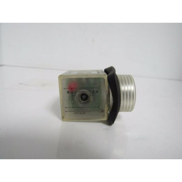 REXROTH P-026078-00001 DIN SOLENOID 1/2 CONDULT CONN. (LIGHTED) MISSING BOLT #1 image