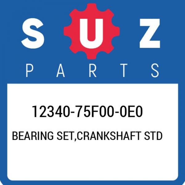 12340-75F00-0E0 Suzuki Bearing set,crankshaft std 1234075F000E0, New Genuine OEM #1 image